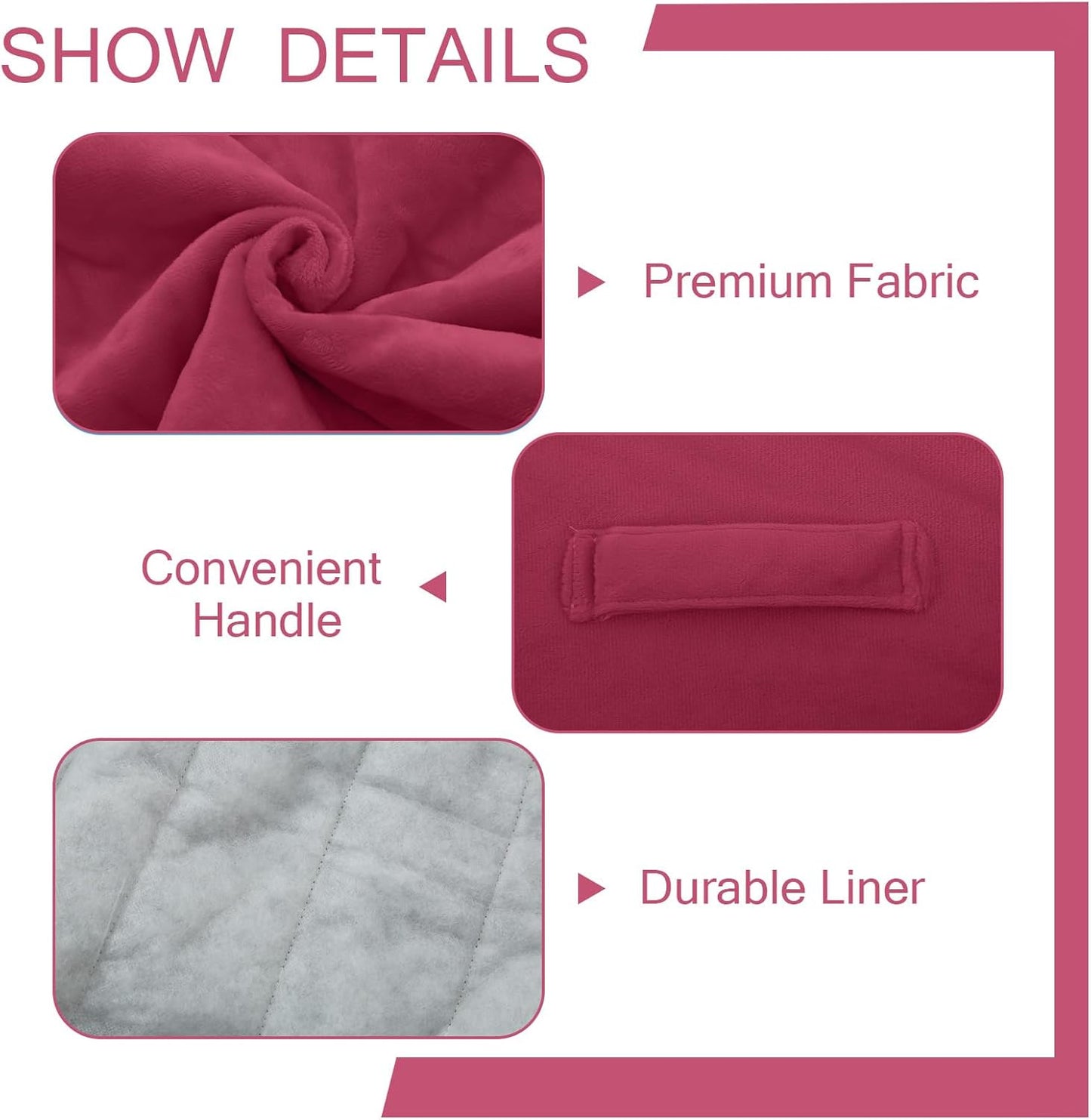 MeMoreCool Round Stuffed Pouf Ottoman Foot Rest, Floor Pouf Foot Stool with Soft Foam Chunk Filling, Small Round Ottoman Footstool Circle Footrest for Living Room