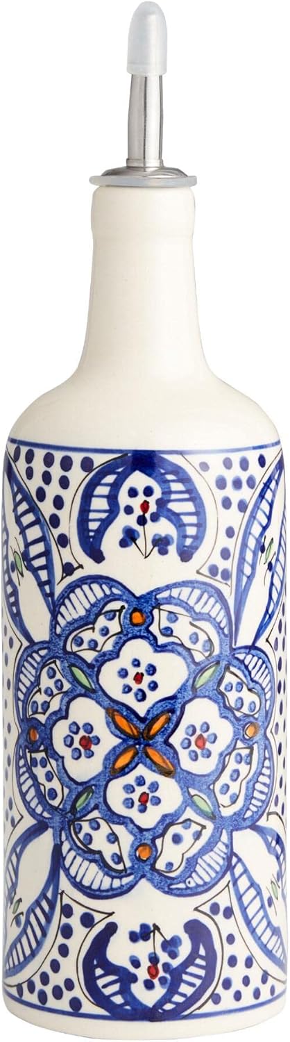 Ceramic Oil or Vinegar Bottle Dispenser