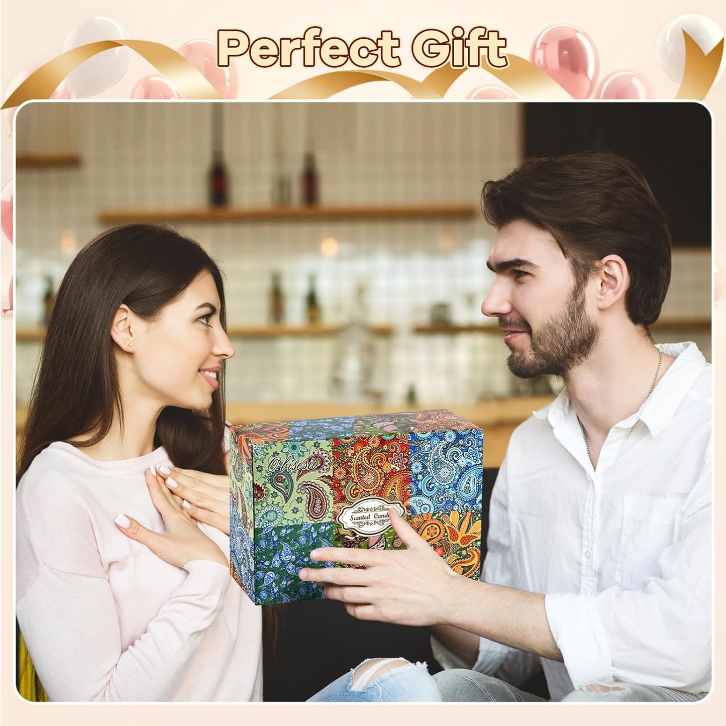 Scented Candles Gift Set, 12 Pack Candle for Home Scented, Candles Clearance with Gift Box, Aromatherapy Non Toxic Candle for Men, Women, Friends Birthday, Mother's Day