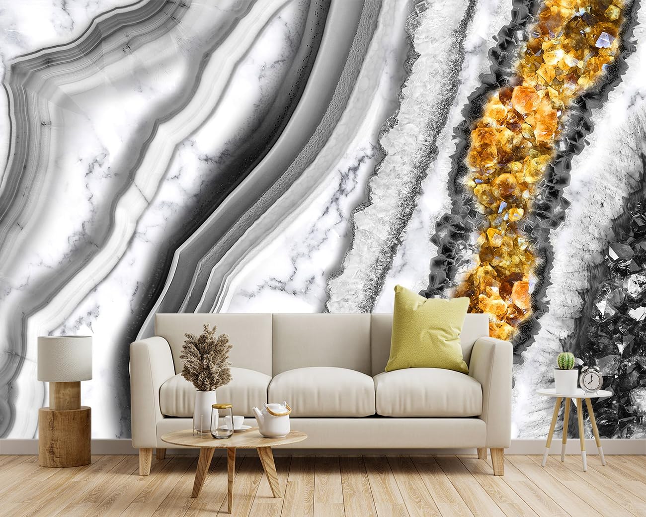 -Black and Gold Marbled Fabric Wallpaper Living Room Abstract Art Bedroom Bathroom Large Wall Mural- 160"x108"( not Peel and Stick)