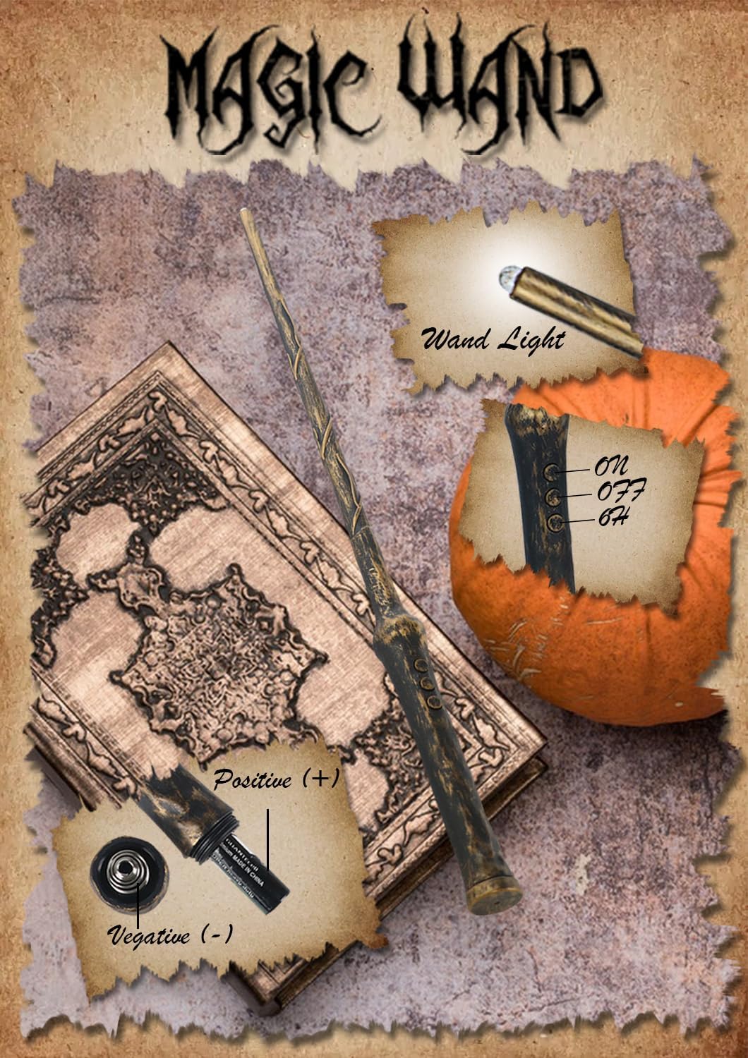 GenSwin 22pcs Flameless Floating Candle with Magic Wand Remote Timer, Battery Operated Hanging Window Candles Flickering, 6.1" LED Electric Candles for Christmas Halloween Decorations(White)