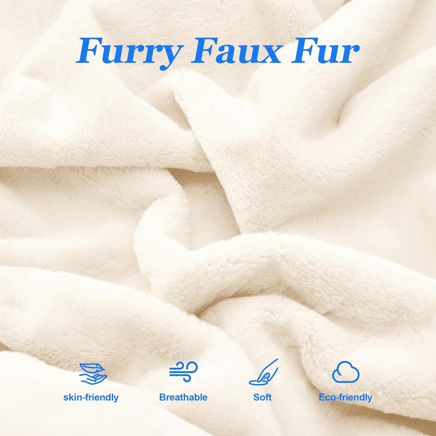 Hobestluk 3 in 1 Bean Bag Chair Giant Bean Bag Chairs for Adults with Plush Faux Fur Cover Convertible Bean Bag Floor Cushion with Machine Washable Cover for Living Room (Plush White)