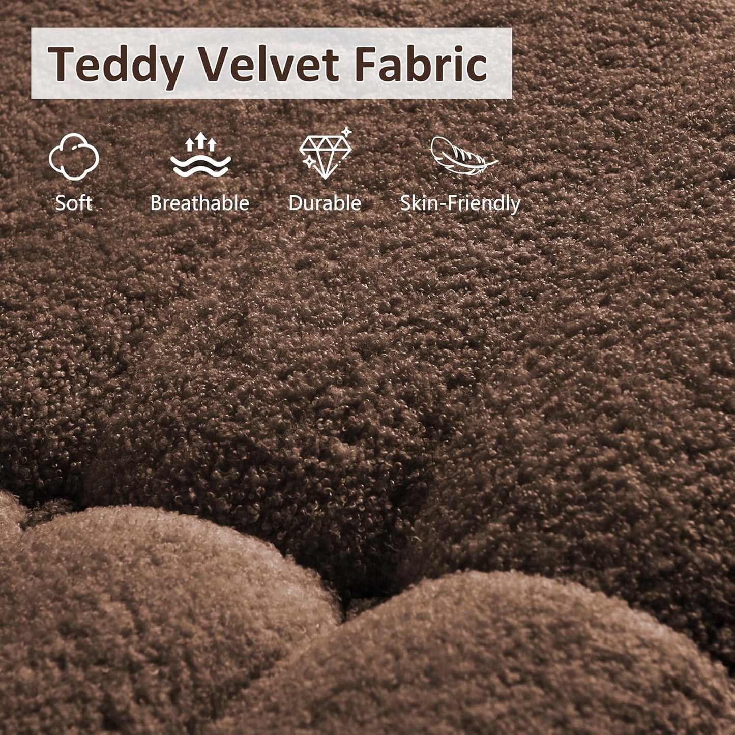 Bean Bag Chair, Oversized Bean Bag Chair for Living Room, Fireside Chair for Adults with Memory Foam Filled, Big Accent Sofa Lounge Floor Sofa for Gaming, Reading, Relax, No Assembly Required(Coffee)