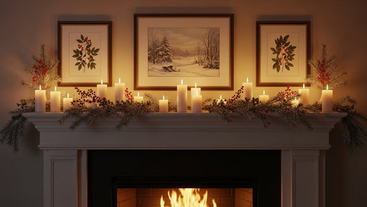 Winter Mantel Styling That Looks Effortless