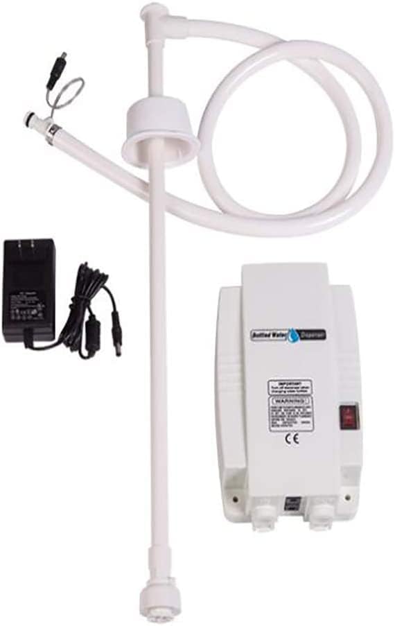 Bottled Water Dispenser Pump System with Single Inlet, 110V 60PSI Drinking Water Electric Water Pump,Compatible with Coffee/Tea Maker, Water Dispenser,Ice Maker,Refrigerator