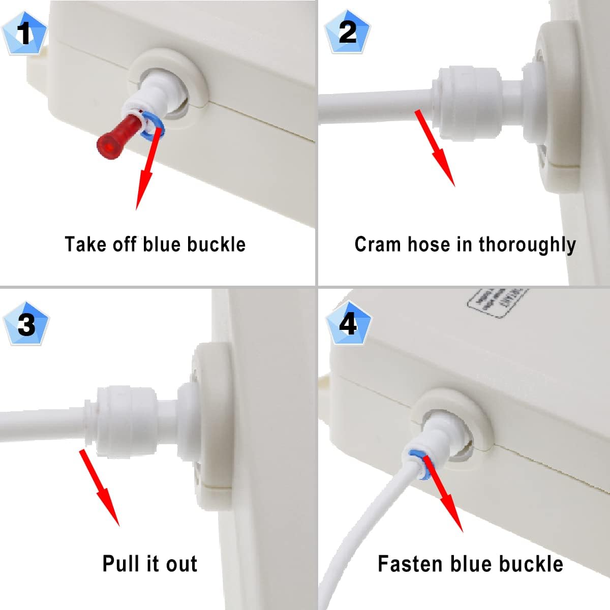 Bottle Water Dispenser Pump System, 20ft 110V AC US Plug High Flow Bottled Water Dispensering with Dual Inlet for Home Kitchen Coffee Tea Machines Water Dispenser Ice-Maker Refrigerator