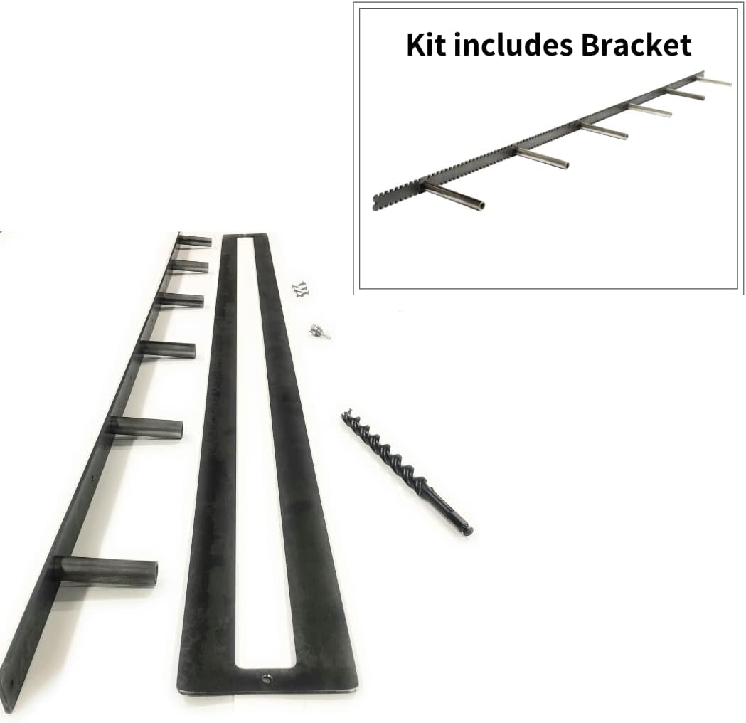 Floating Shelf Brackets - Sheppard Brackets - Easy Install - Heavy Duty (70 inch Build Kit)