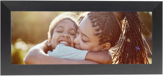 Custom Canvas Prints with Your Photos – Personalized Picture To Canvas Wall Art, Perfect for Home Decor, Gifts & Keepsakes, Ready to Hang (12" L x 36" W x .75”D, Classic Black)