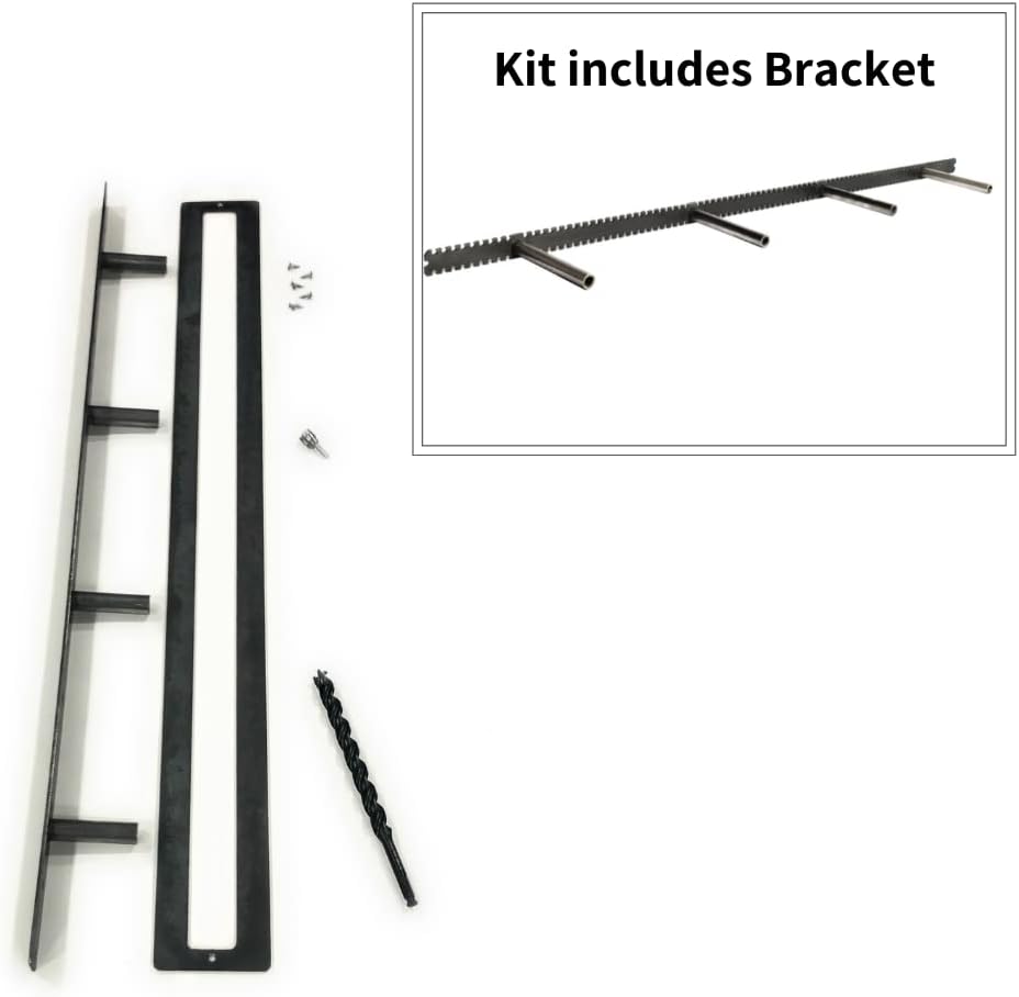 Floating Shelf Brackets - Sheppard Brackets - Easy Install - Heavy Duty (46 inch Build Kit)