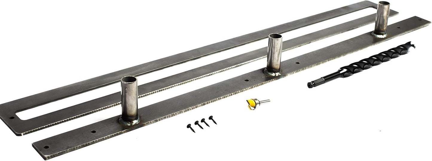 Floating Shelf Brackets - Sheppard Brackets - Easy Install - Heavy Duty (34 inch Build Kit)