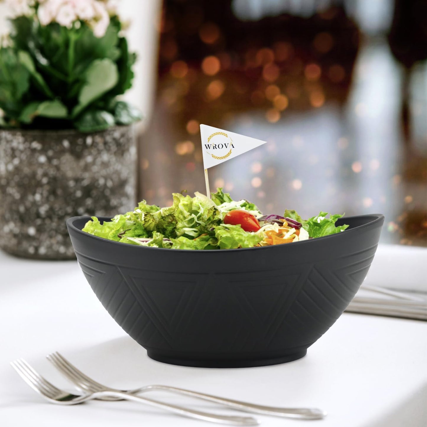 65oz Big Wheat Straw Bowls - Large Salad Bowls set of 6 - Unbreakable Serving Bowls - Microwave & Dishwasher Safe - Oval Bowls for Cereal,Salad,Fruit - Classic Series