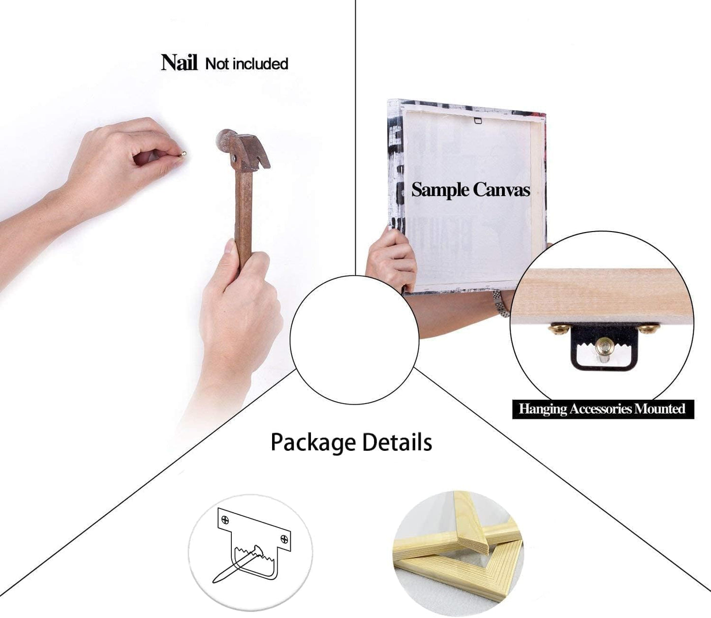 Fear Has Two Meanings Printed Pictures Inspirational Canvas Wall Art Motivational Entrepreneur Quotes Pictures Posters Home Decor Painting Frame for Living Room Office Ready to Hang [24''W x 36''H]