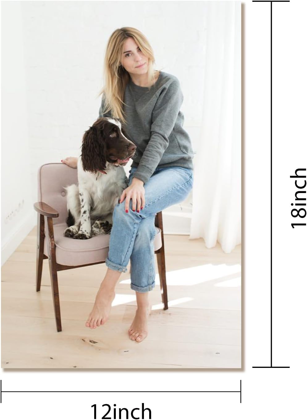 GZZFXXD Personalized Custom12''x16'' Canvas Prints with Your Photo/your Image Large Wallart Wall Decor for Bedroom Dining room Living room Children's room(Unframed)