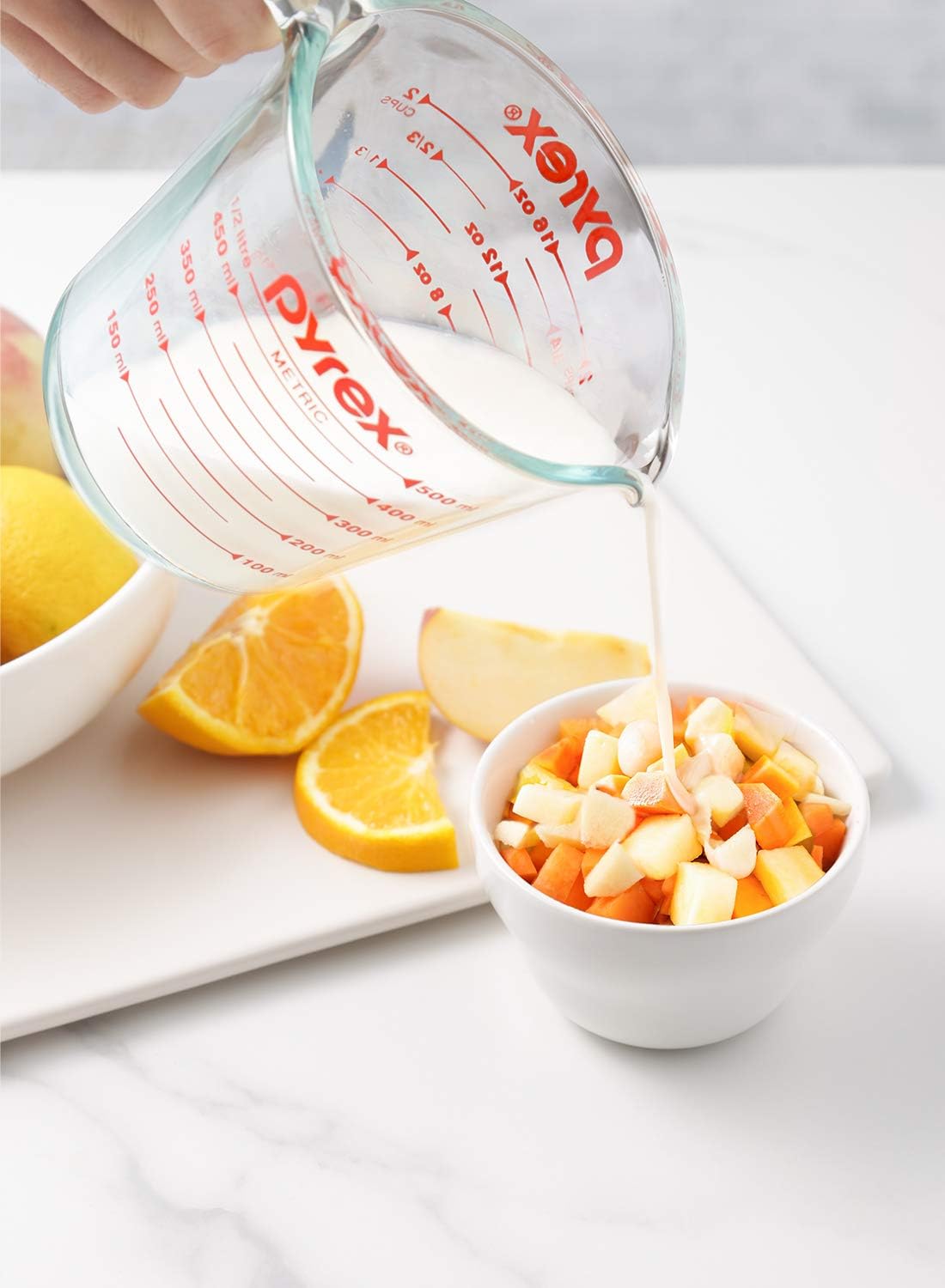 LE TAUCI Bouillon Cups 8 Ounce, Ice Cream Bowls, Small Bowls for Dessert Soup Chili Dipping Sauce Coffee Cupping - Set of 6, White