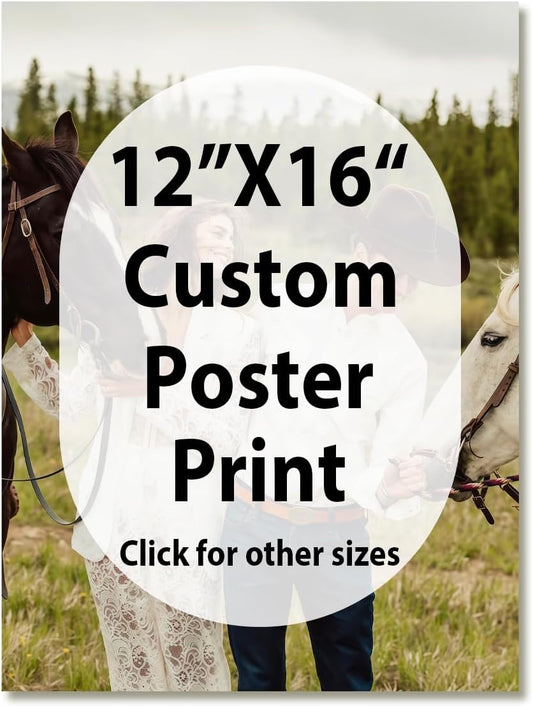 Canvas Prints With Your Photos, Custom Poster On Canvas (Unframed 12x16) Transform Your Photos Into Stunning Framed Wall Art Digitally Printed Photo To Canvas Ideal For Home Decor Gifts Keepsakes