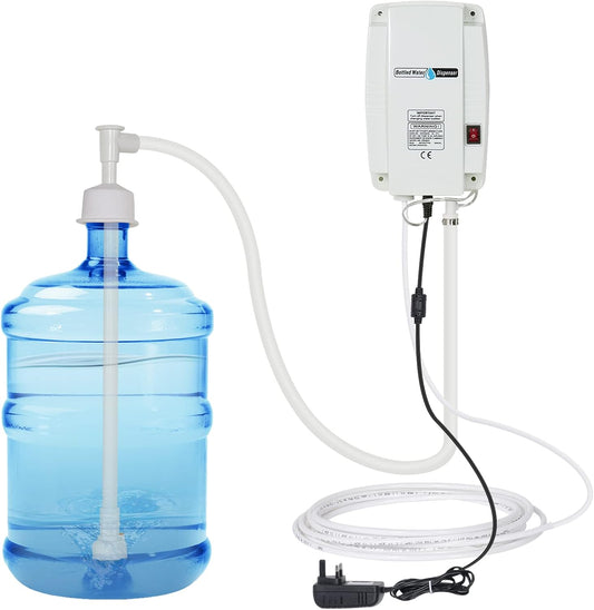 Bottled Water Dispenser Pump System with Single Inlet, 110V 60PSI Drinking Water Electric Water Pump,Compatible with Coffee/Tea Maker, Water Dispenser,Ice Maker,Refrigerator