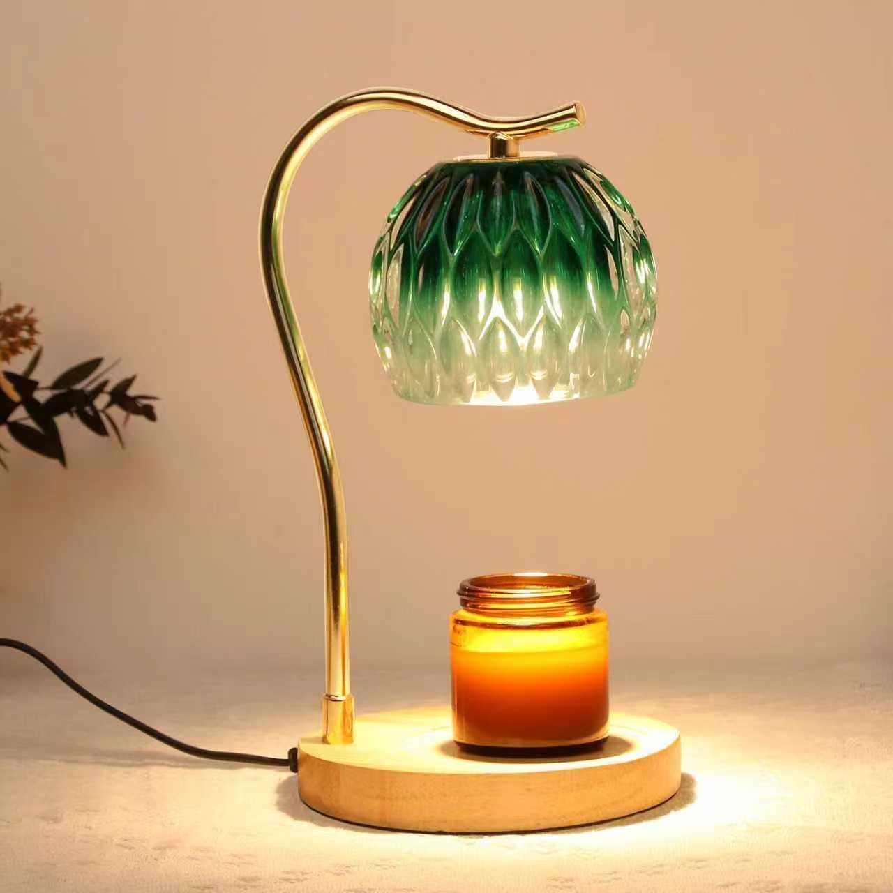 GEEZO Fragrance Candle Warmer Lamp，Electric Candle Warmer with Timer & Dimmer，Mom Christmas Birthday Gifts for Women, House Warming Gifts New Home Bedroom Decor