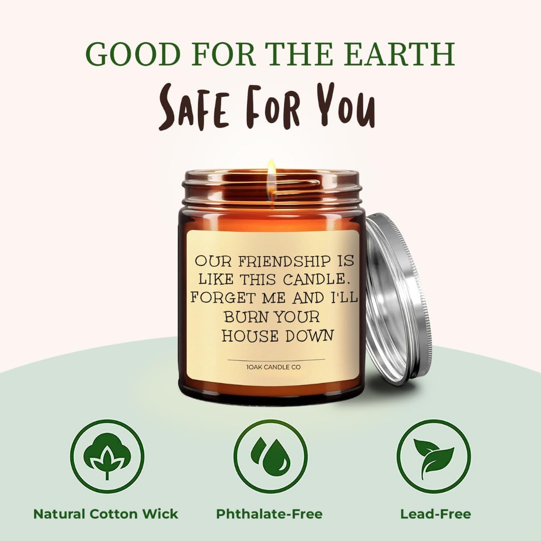 1OAK Vanilla Candle - Best Friend Candle for Women - Friendship, Christmas & BFF Gifts