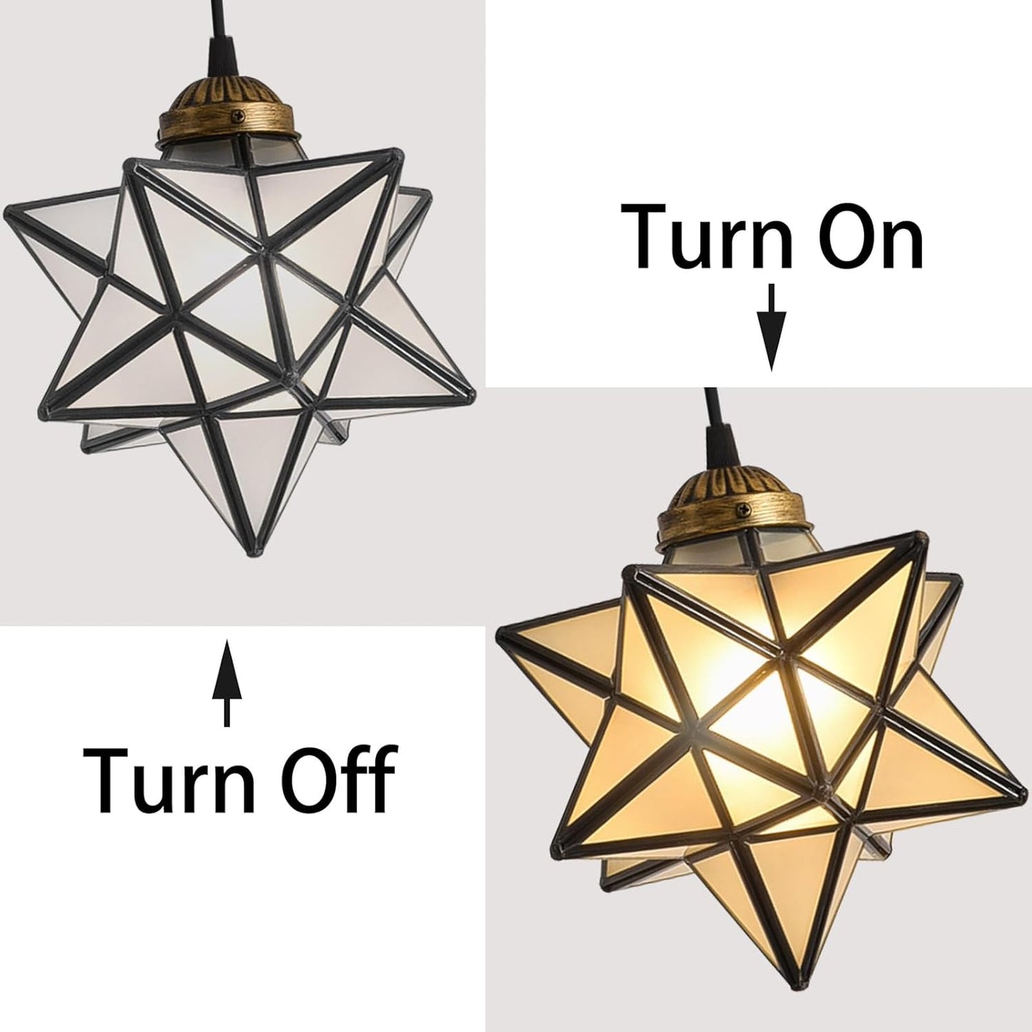 Farmhouse Frosted White Glass Chandelier 3 Lights Star Pendant Lights for Dining Table Kitchen Island Modern Ceiling Hanging Lights Included LED Warm Light Bulbs Oiled Bronze