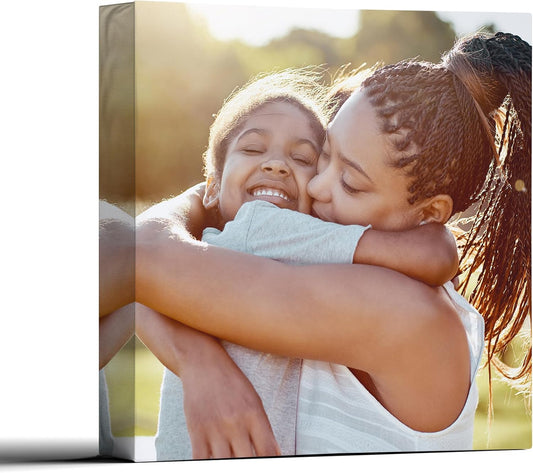 BuildASign Custom Canvas Prints with Your Photos – Personalized Picture To Canvas Wall Art, Perfect for Home Decor, Gifts & Keepsakes, Ready to Hang (8" L x 8" W x 1.5”D)