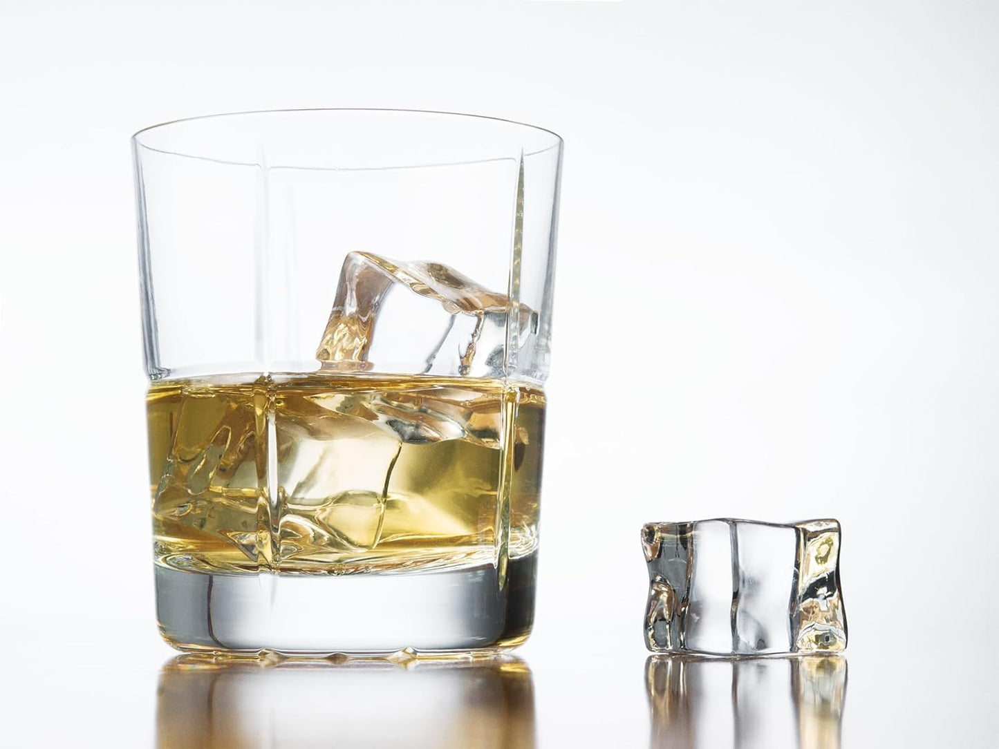 Barski Tumbler Glass - Double Old Fashioned - Set of 6 Glasses - Hand Cut Crystal - Designed DOF tumblers - For Whiskey - Bourbon - Water - Beverage - Drinking Glasses - 9 oz. - Made in Europe