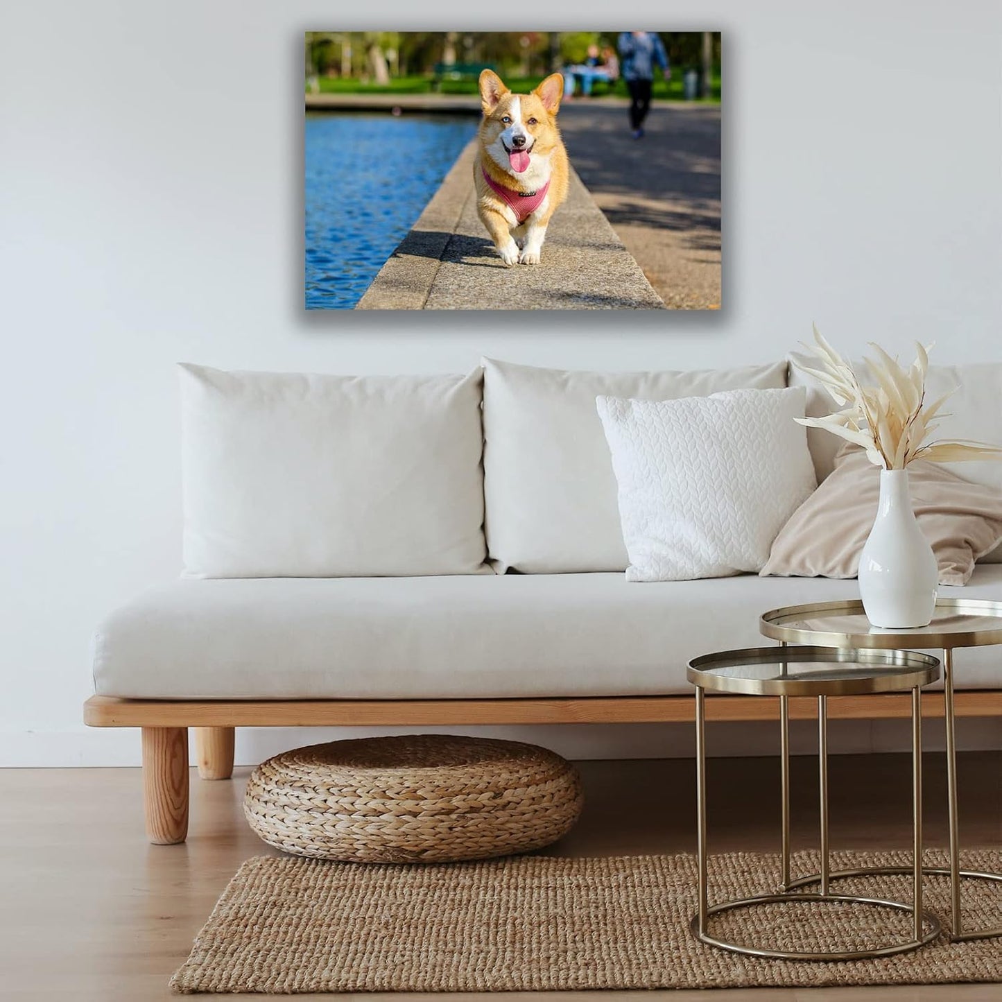 Custom Canvas Prints with Your Photos Custom Wall Art Personalized Canvas Pictures for Pet/Family Gifts for Mom/Men/Women (18'' W x 24'' H)