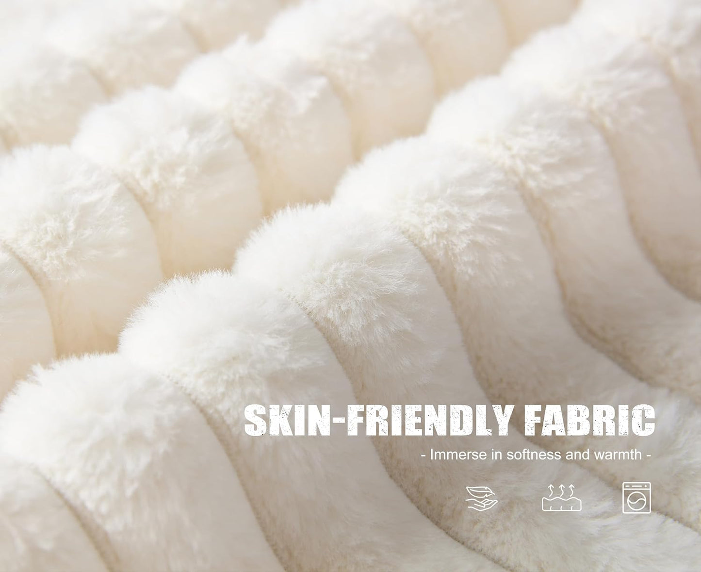 Modular Sectional Sofa 3-Seater Modular Couch with Deep Seat Memory Foam Cloud Chair with Pillows Oversized Sectional Sofa for Living Room Bedroom (Strip White, 3-Seater)