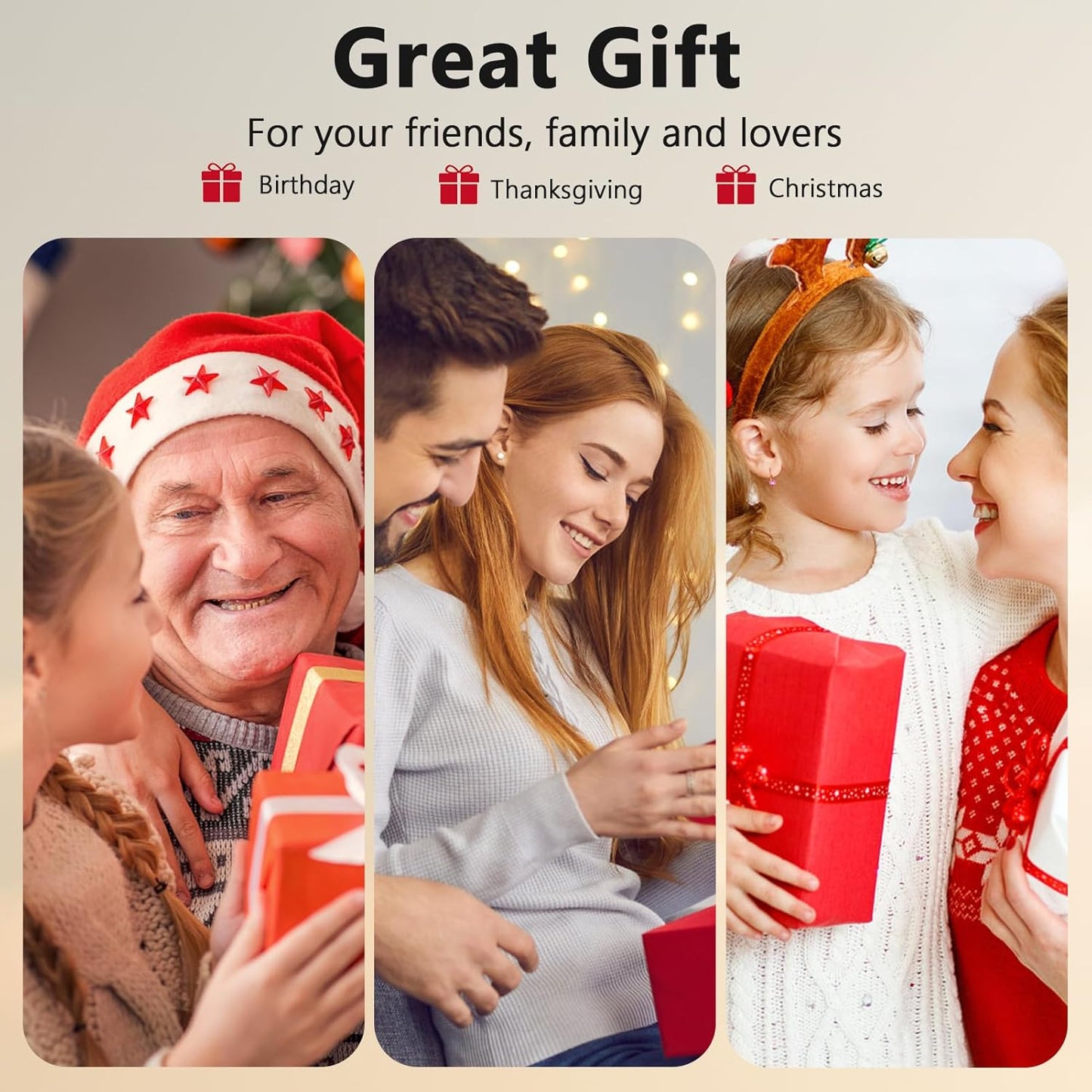 Flip Desk Clock, Retro Vintage Flip Desk Table Clock, Digital Sided Large Numbers Mechanical Flip Clock Wood Base for Living Room, Study Room and Office（Black）