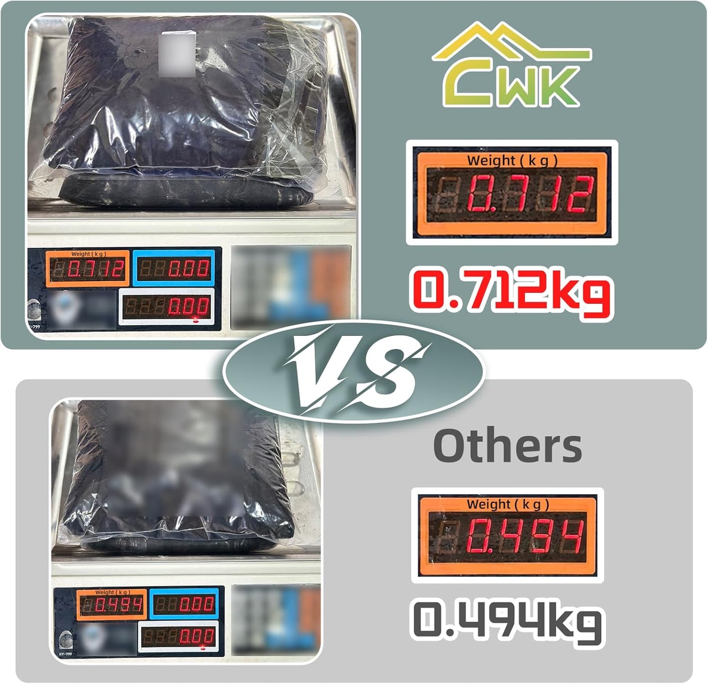 CWK 4FT Waterproof Stretch Spandex Table Cover for Rectangular Tables - Elastic Fitted Tablecloth for Folding Tables,Wrinkle Resistant Table Cloth for Parties, Weddings, Banquets & Events (Blue)