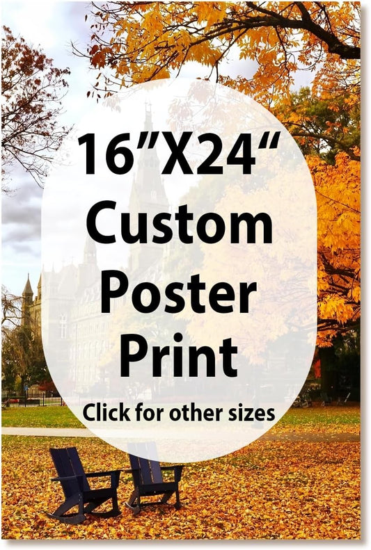 Canvas Prints With Your Photos, Custom Poster On Canvas (Unframed 16x24) Transform Your Photos Into Stunning Framed Wall Art Digitally Printed Photo To Canvas Ideal For Home Decor Gifts Keepsakes