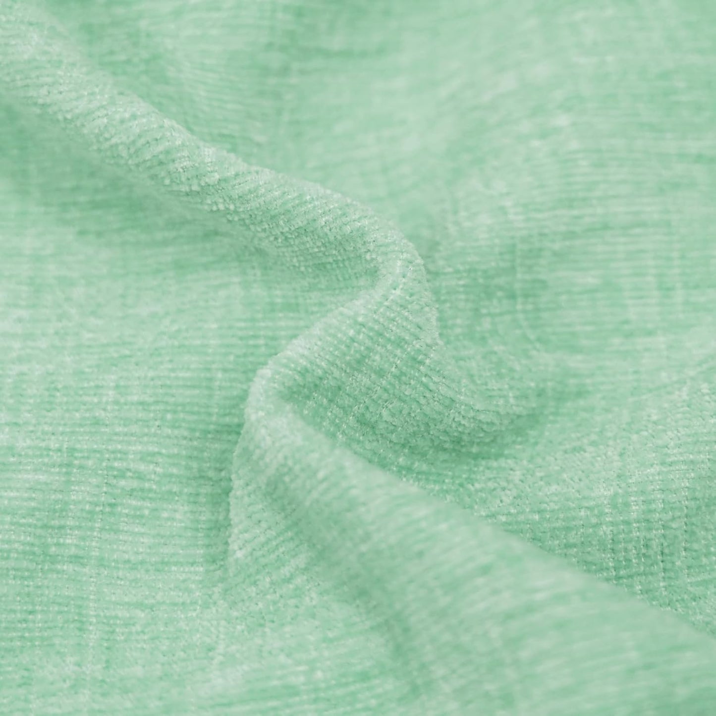 CaliTime Throw Pillow Covers Decorative 18 X 18 Inches Pack of 2 Cozy Chenille Cushion Cases for Couch Sofa Bed Living Room Home Grey Green