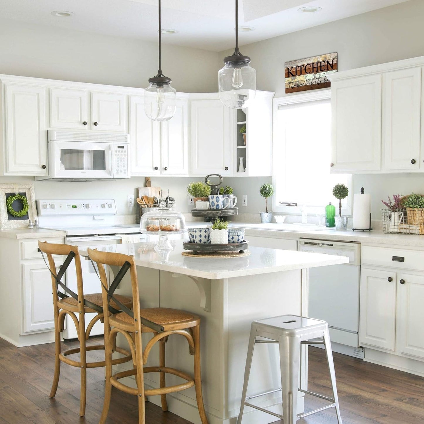 Funny Kitchen Sign, My Cooking is So Awesome, Farmhouse Kitchen Wall Decor,Rustic Quote Wooden Plaque Hanging for Housewarming (Cooking) 4x16 Inch