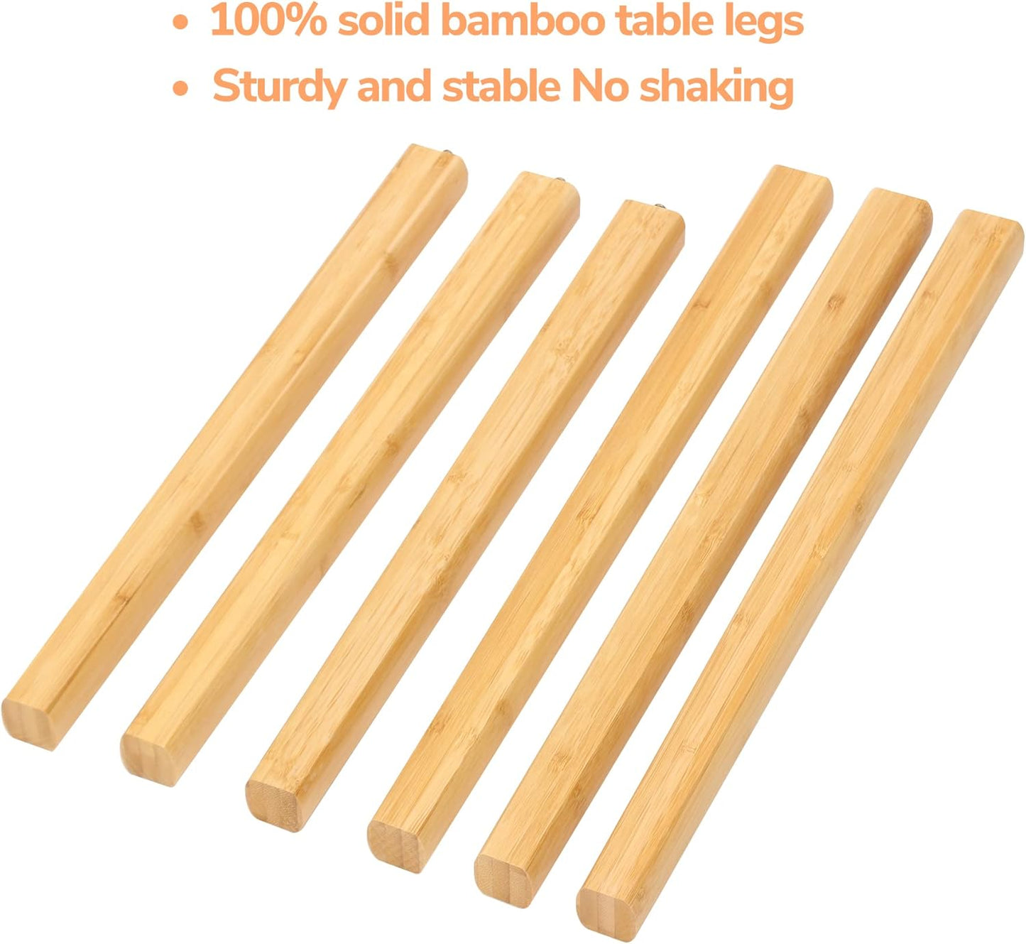 BAMEOS Bamboo Nesting Triangle End Table,Set of 2 Coffee Table Modern Minimalist Side Table for Living Room (White & Pink)