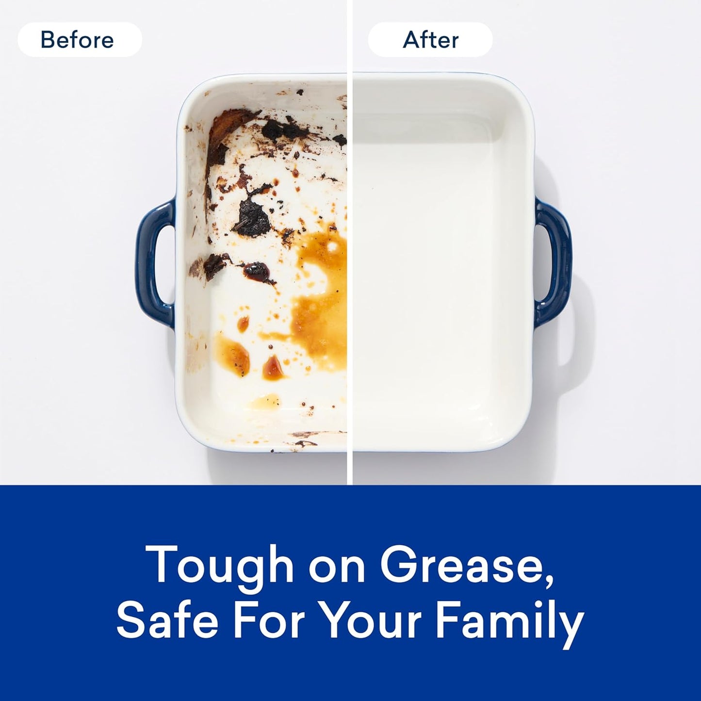 BLUELAND 100% Plastic-Free Dishwasher Detergent Tablets, 60 Count, Free & Clear, Eco-Friendly Dishwashing Pods, Natural, Sustainable