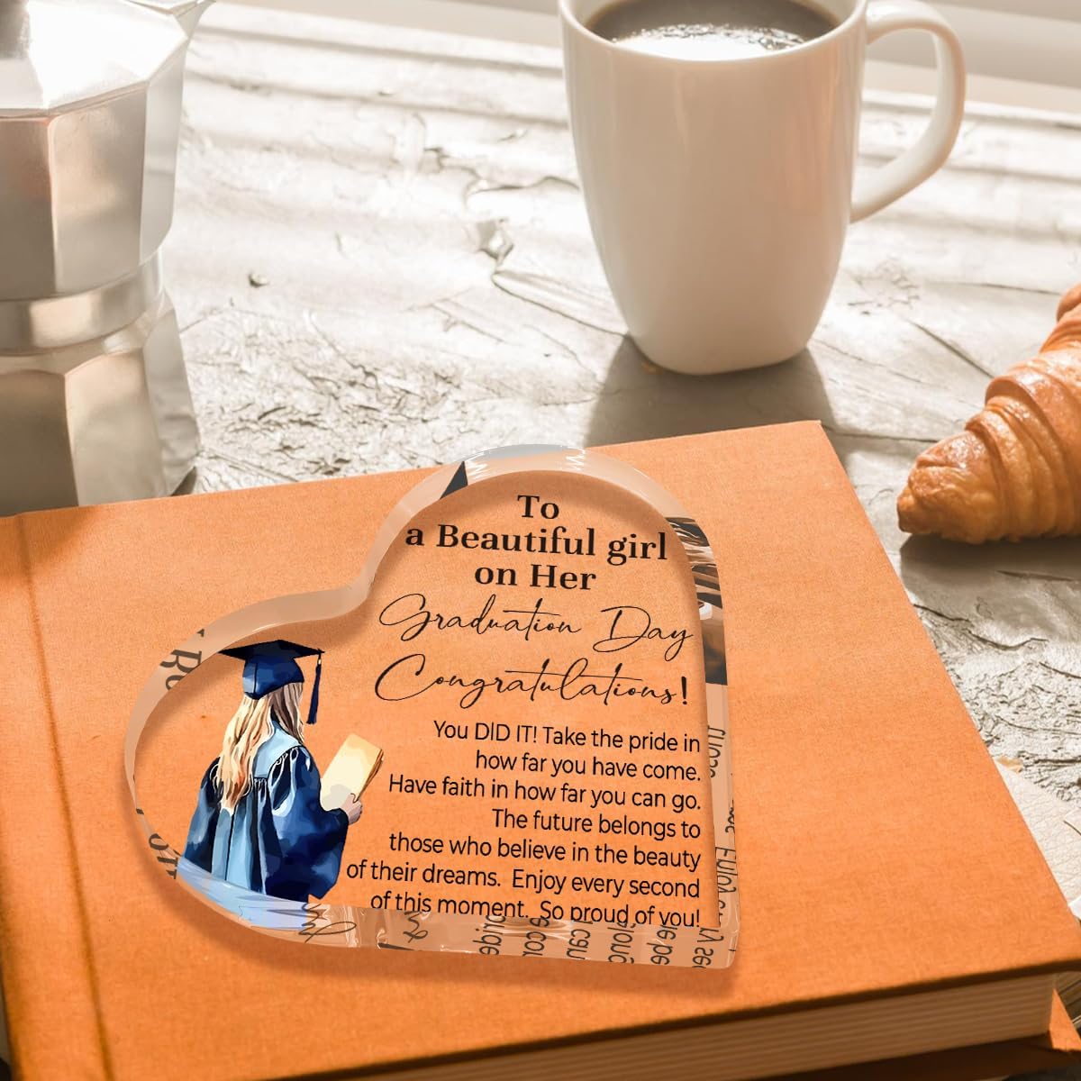 Graduation Gift 2025 Graduation Gifts Cool Graduation Gifts Gifts College Graduation Gifts Graduation Gifts For Her High School Graduation Gifts Personalized Graduation Gifts Acrylic Heart for Her