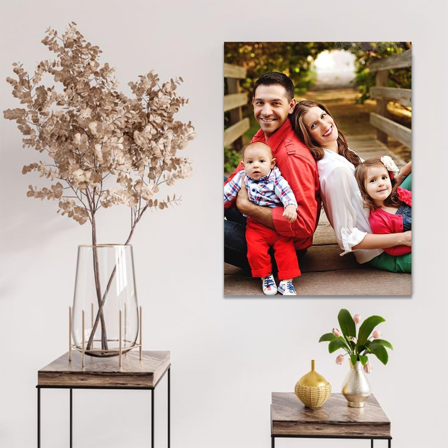 GZZFXXD Personalized Custom 11''x17'' Canvas Prints with Your Photo/your Image Large Wallart Wall Decor for Bedroom Dining room Living room Children's room(Unframed)