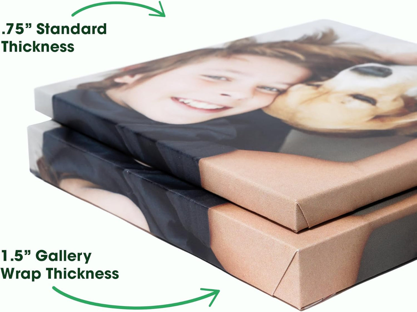 BuildASign Custom Canvas Prints with Your Photos – Personalized Picture To Canvas Wall Art, Perfect for Home Decor, Gifts & Keepsakes, Ready to Hang (8" L x 8" W x 1.5”D)