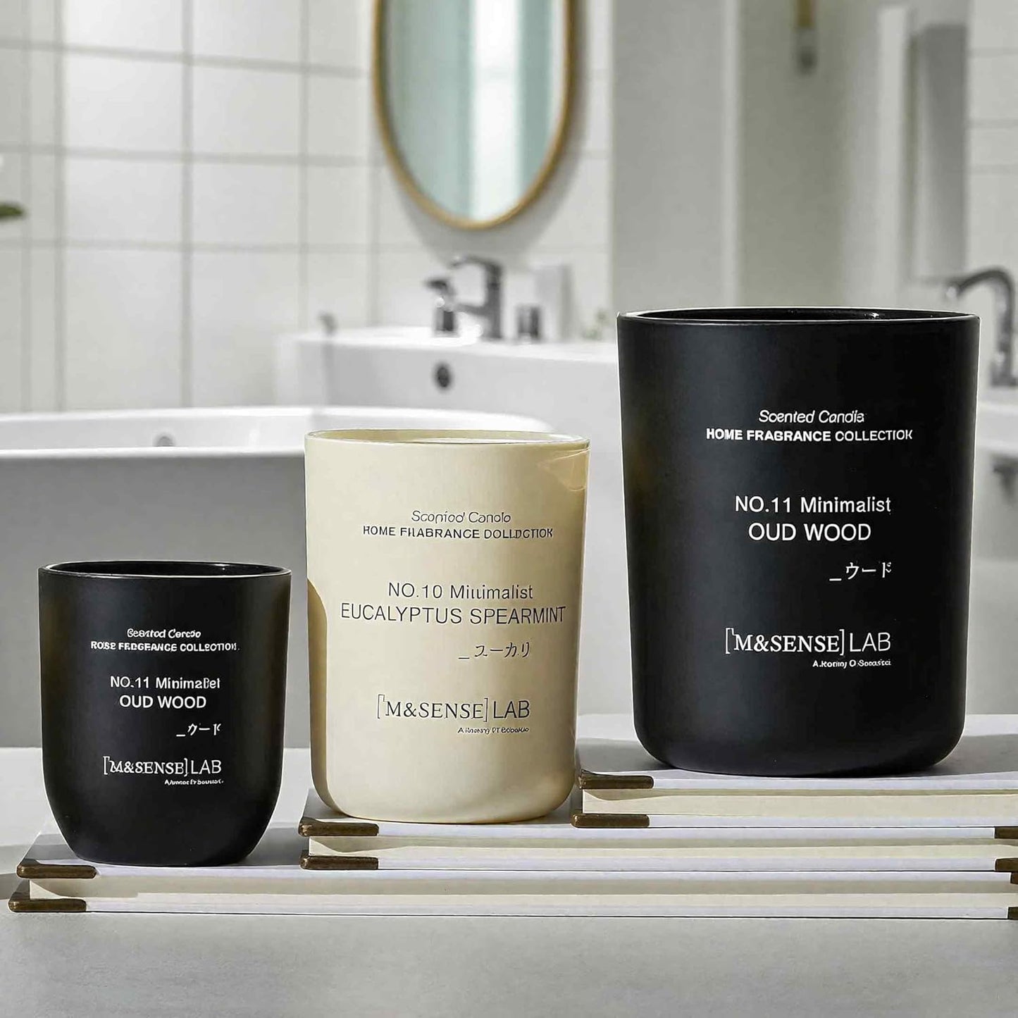 M&SENSE Natural Soy Candle| Fruit Nectar | 5.3 oz | Minimalist Scented Candle for Relaxation, Gifting, Home Décor | for Bedroom, Office, Party Small