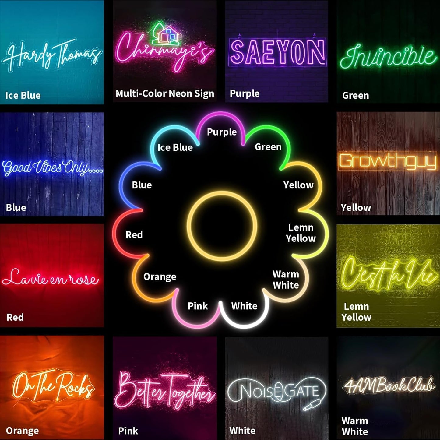 Custom Neon Sign, Custom LED Neon Sign Customizable for Business Salon Beauty Nail Studios Light Up Name Sign, Personalized Neon Light Suitable for Bar Bakeries Coffee Shop Decorations