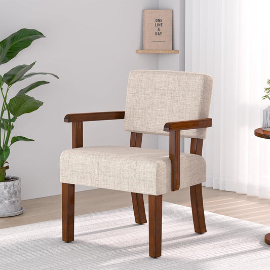 Accent Chair, Oversize Living Room Chairs with Soft Seat & Armrests for Living & Dinning Rooms