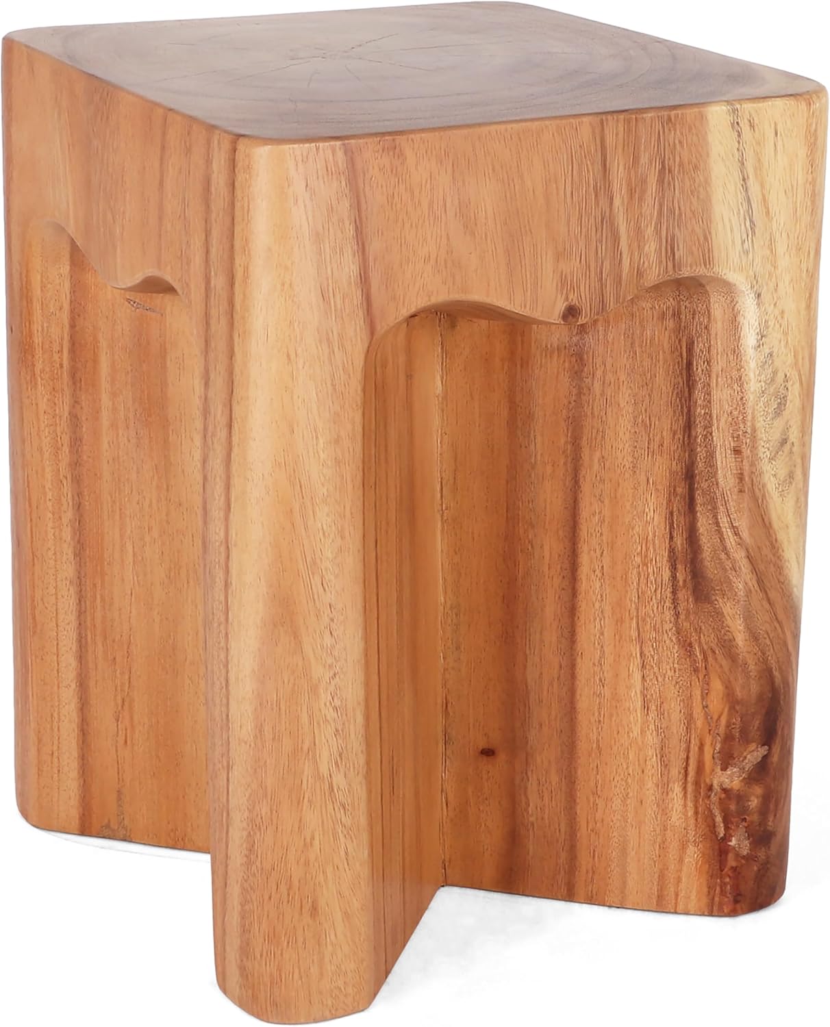 Rutledge & King Wooden End Table - Unique Wooden Side Table - Mid Century Side Table - Saur Wood Side Table - Small Accent Table - Mid Century Modern Side Table