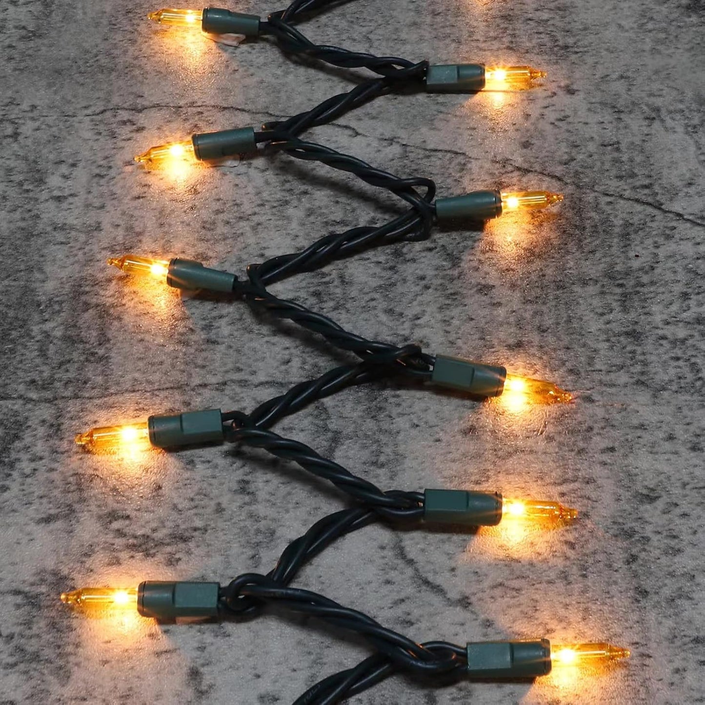 Green Wire,Yellow Incandescent Bulb 300 Mini String Lights for Indoor Christmas Tree Garland Birthday Wedding Party Festival Decoration