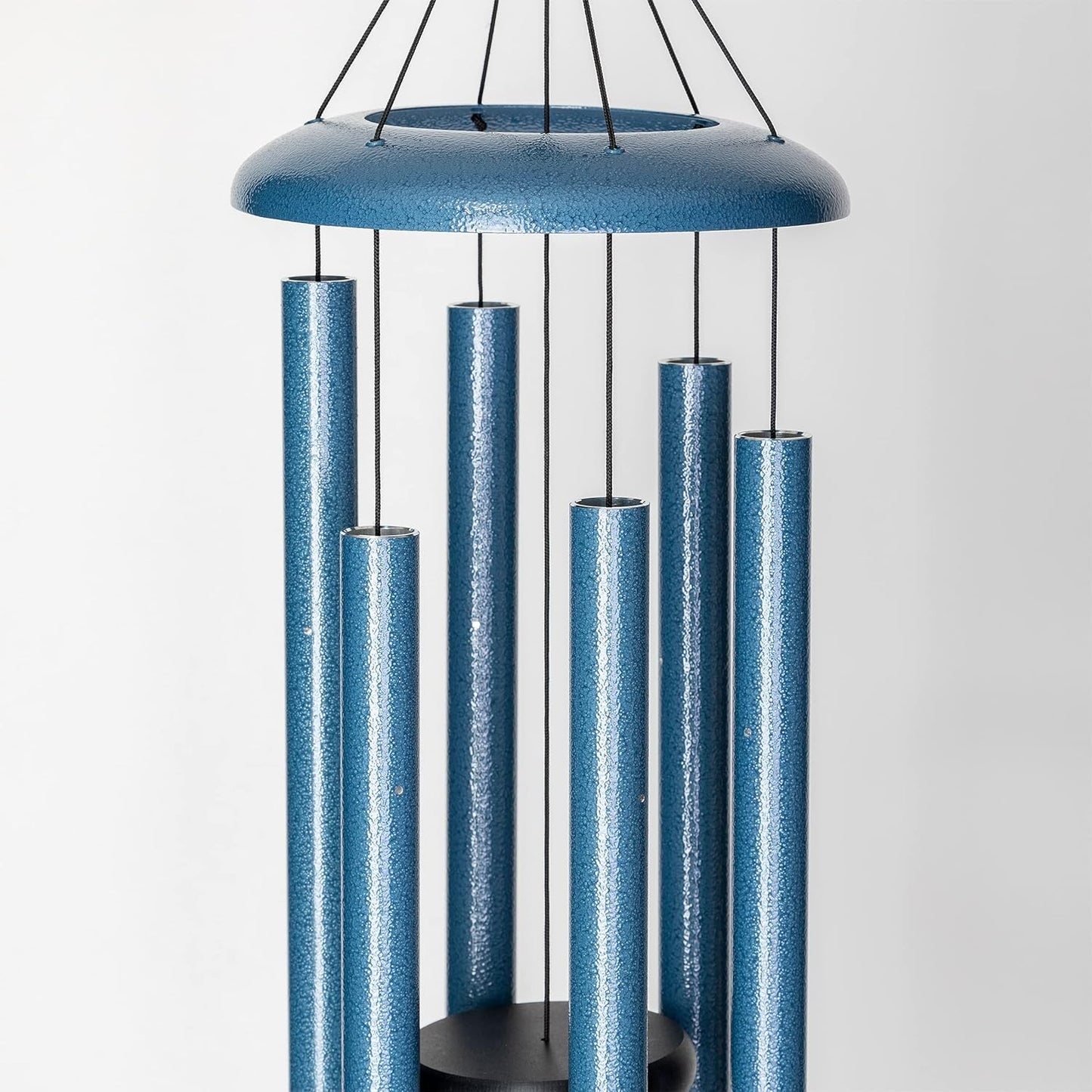 Corinthian Bells by Wind River - 36 inch Sky Blue Wind Chime for Patio, Backyard, Garden, and Outdoor Decor (Aluminum Chime) Made in The USA