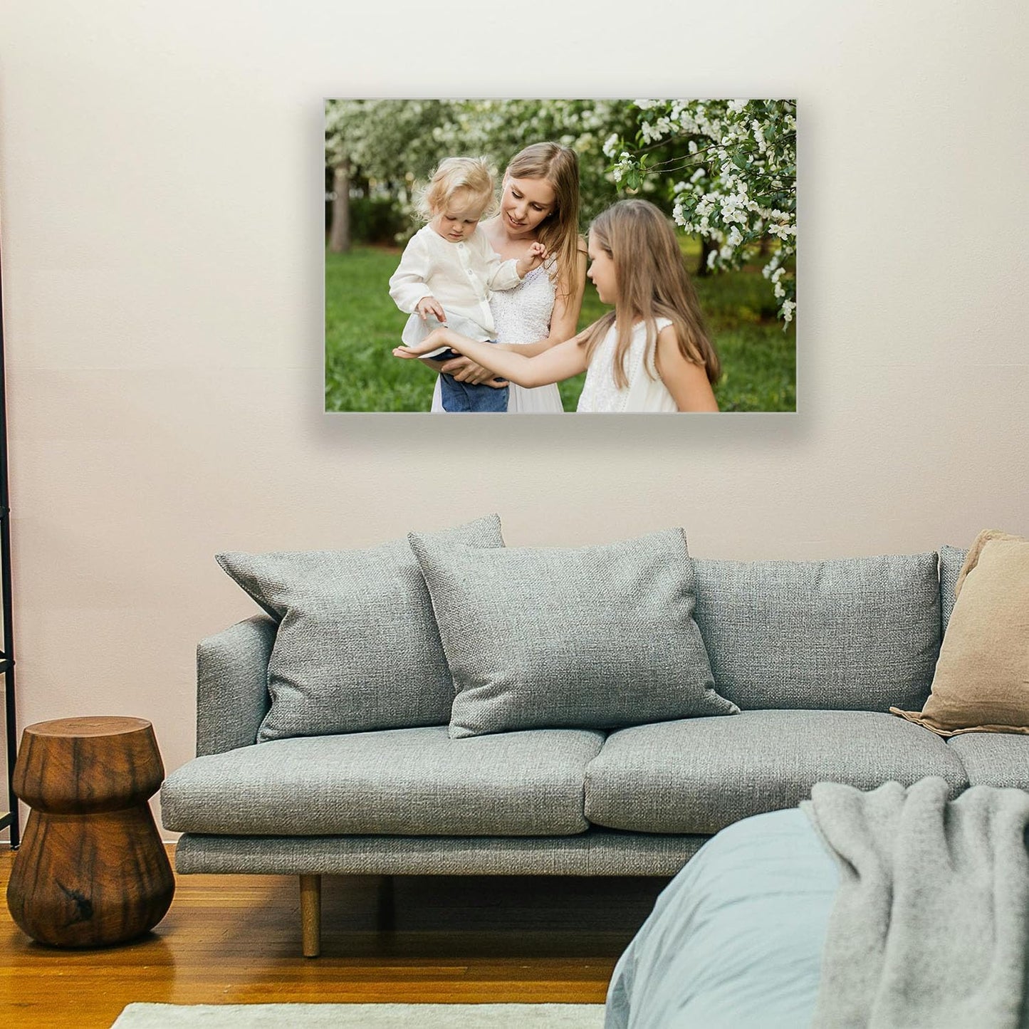 Custom Framed Canvas Prints With Your Photos-Personalized Picture To Canvas Wall Art ，Home Decoration Gifts Holiday Gifts