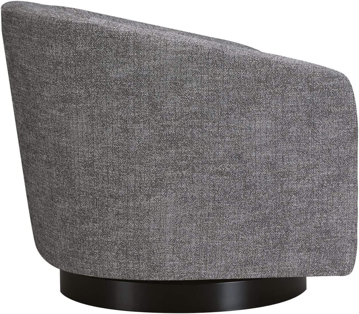 CHITA Swivel Accent Chair, FSC Certified Upholstered Fabric Barrel Chair for Living Room Set of 2, Fully Assembled, Pebble Grey