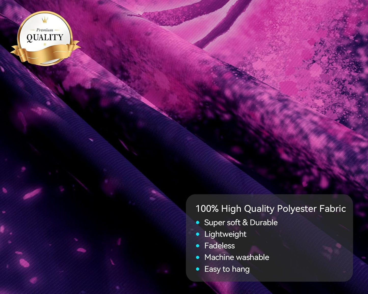 dueeia Blacklight Cherry Blossom Tapestry Wall Hanging Glow in the Dark Uv Nature Tapestries for Bedroom Aesthetic Living Room Wall Decor(78.7"x59.1")