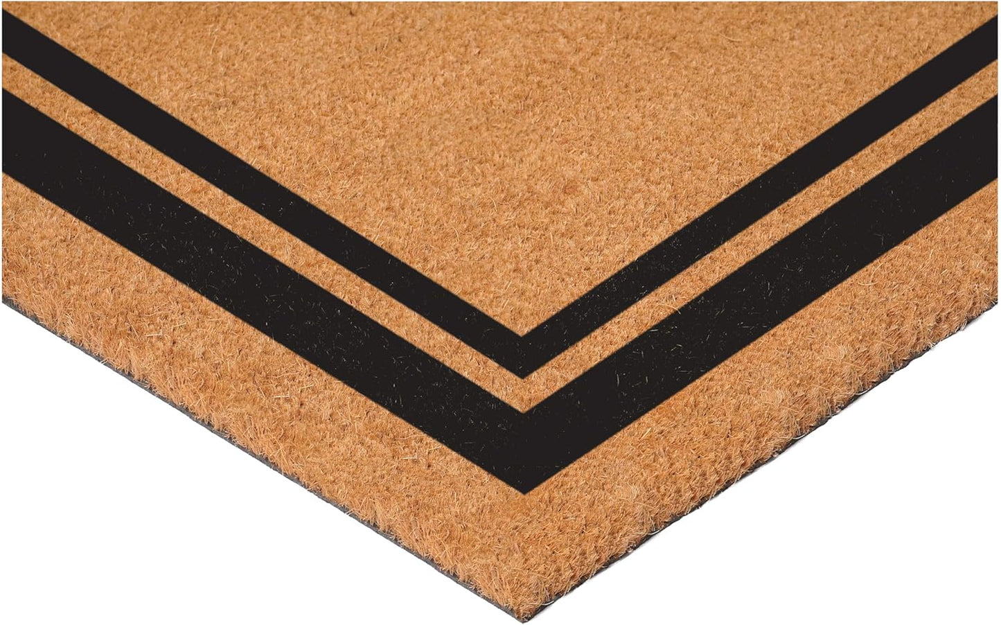 Calloway Mills 152962436R Black Border 24" x 36" Monogram Doormat, (Letter R)