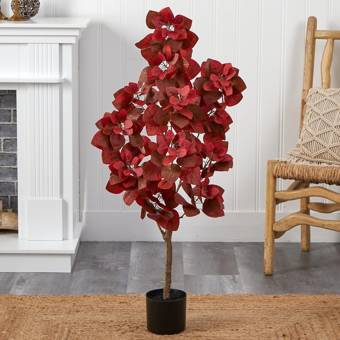 Nearly Natural 4ft. Autumn Pomegranate Artificial Tree