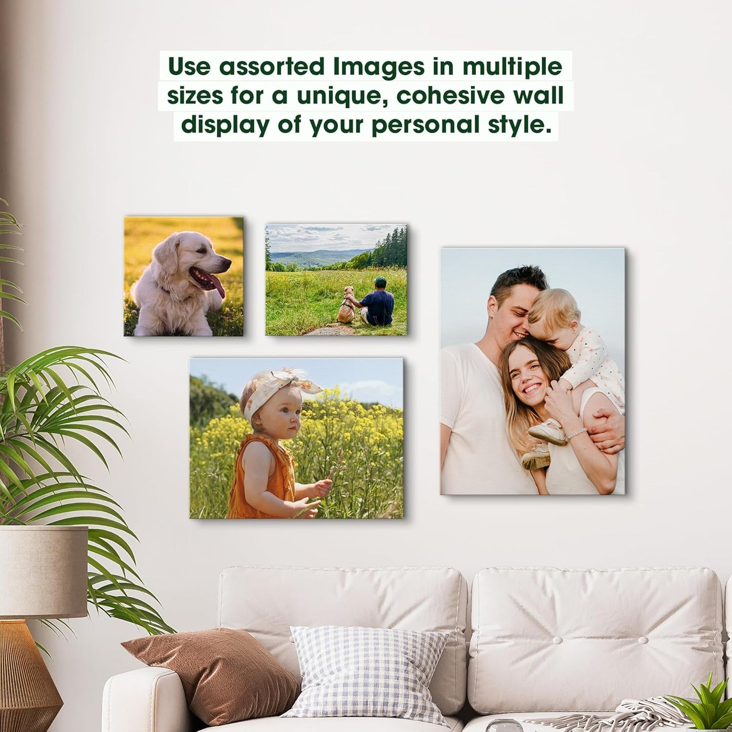 BuildASign Custom Canvas Prints with Your Photos – Personalized Picture To Canvas Wall Art, Perfect for Home Decor, Gifts & Keepsakes, Ready to Hang (11" L x 14" W x 1.5”D)