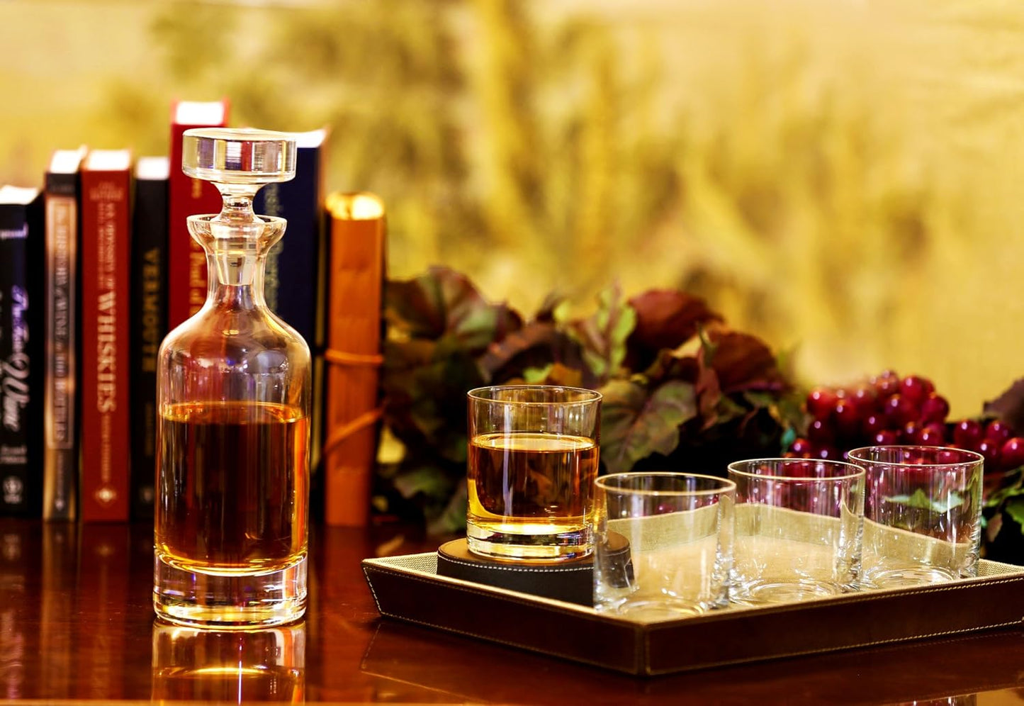 Ravenscroft Crystal Wellington Whisky Set, 5-Piece